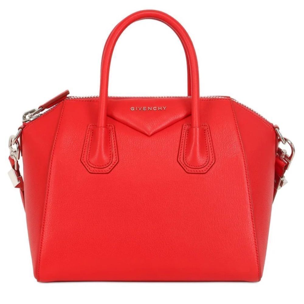 Givenchy Red Satchel Bag